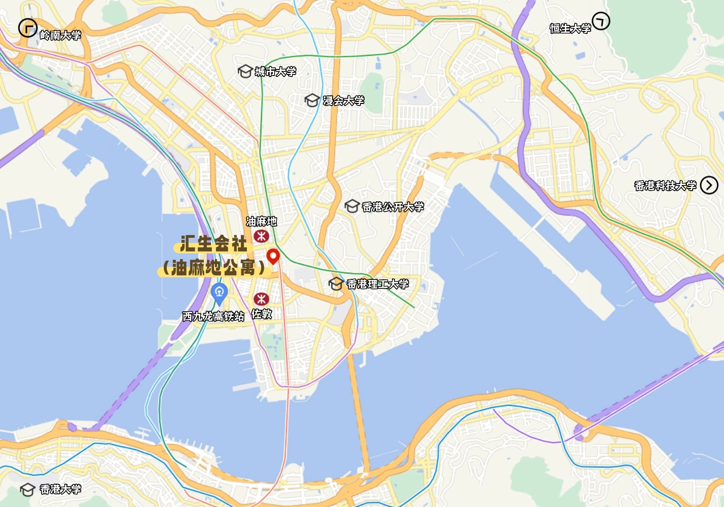 Huisenghui Residence (Yau Ma Tei) Map